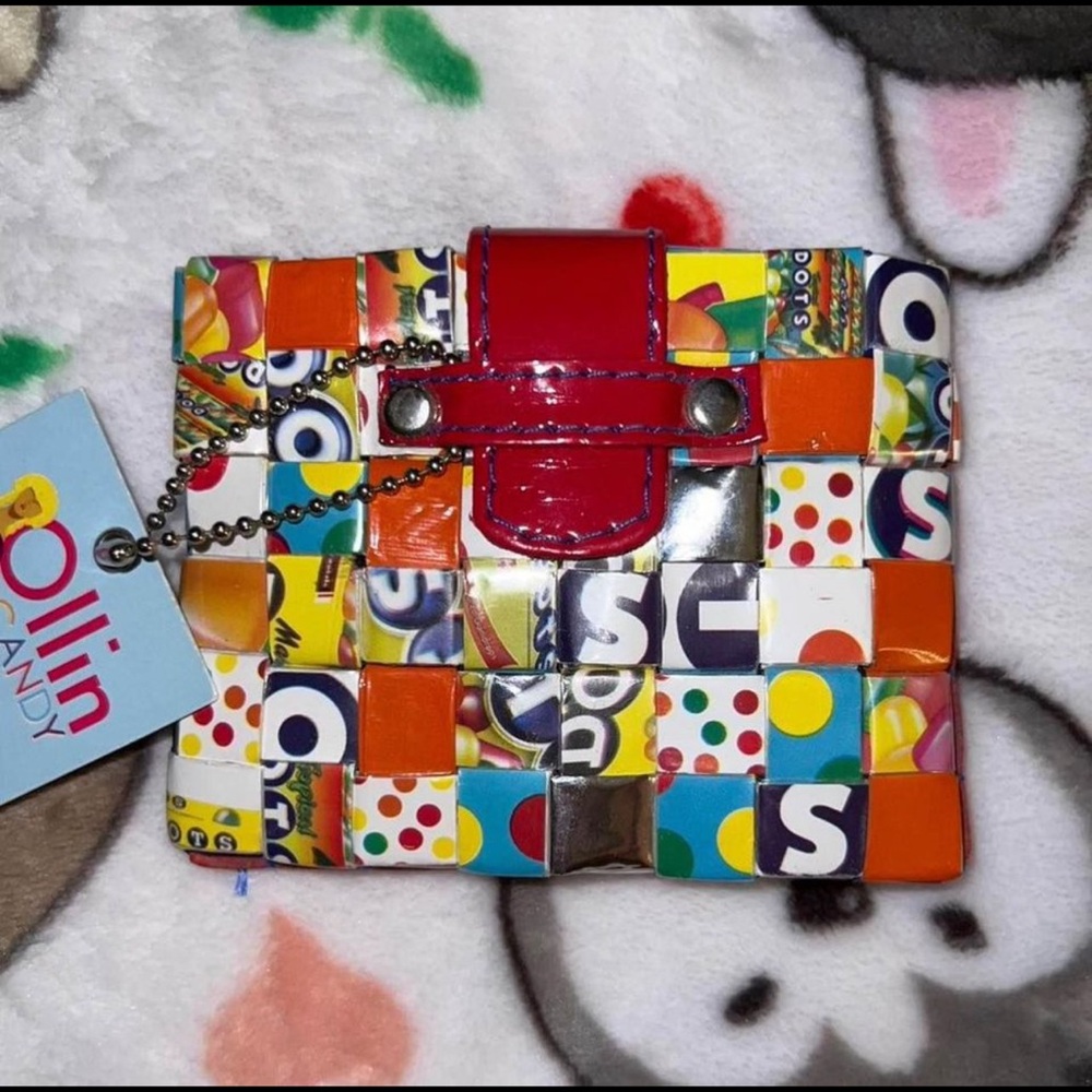 y2k vintage candy wrapper wallet